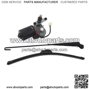 For Polaris RZR Ranger Kawasaki MULE UTV 12V Electric Windshield Wiper Motor Kit