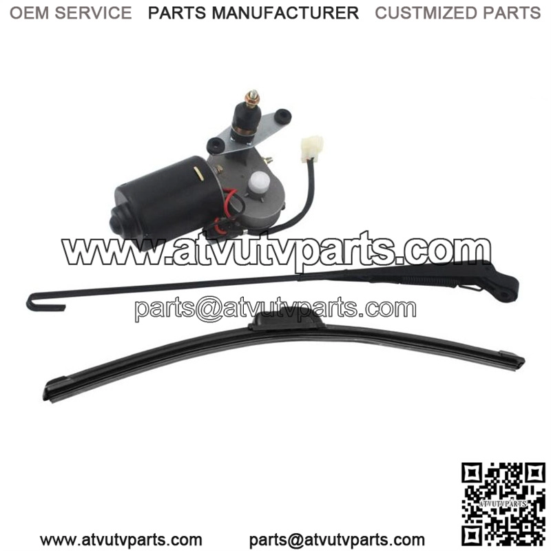 For Polaris RZR Ranger Kawasaki MULE UTV 12V Electric Windshield Wiper Motor Kit