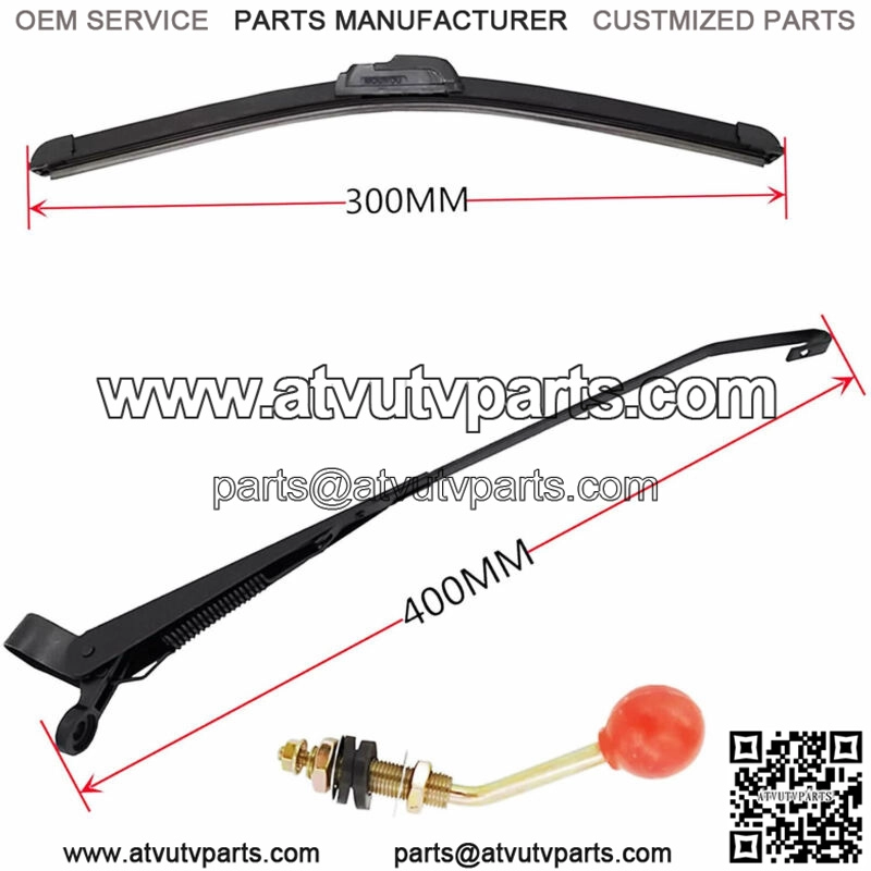 Universal manual wiper accessories Manual Windshield Wipe Set Replacement Kit - Image 4