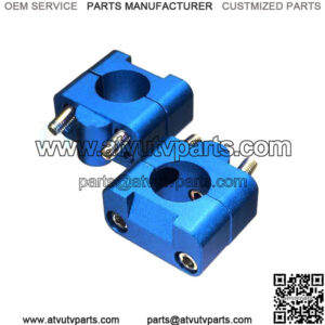 Aluminum 28mm Fat Bar Handle Bar Clamps Taper for Pit Dirt Bike ATV Blue M CL11