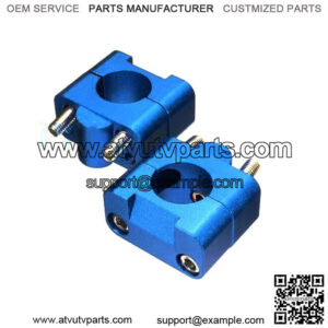 Blue CNC 28mm inner diameter Handle Bar Clamps Taper Raiser Pit BIKE ATV H CL11