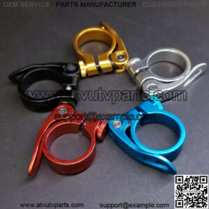 mountain bike seat post clamp pipe clamp quick release alloy