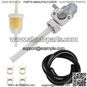 TRX300 Fuel Petcock Gas Tank Switch Valve for FourTrax TRX200SX TRX250X TRX250R TRX300EX TRX300FW ATC250ES ATC250SX ATC350X VT500C VT500FT VT500C VT1100 VT1100C Replace 16950-MM8-020