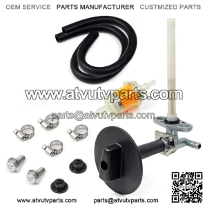 Fuel Valve Petcock & Lever Screw For Honda Foreman 450 TRX450 1998-2004