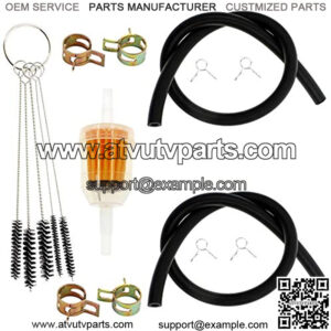 1/4Inch Fuel Line Gas Filter for E7187-82150 GY20709 JN3-F4560-00 JN6-F4560-00 KH-25-050-22-S1 M147272 PM244 E100 E110 E120 E130 E140 LA100 LA105 LA110 LA115 LA120 LA125 LA130 LA135 LA140 LA145