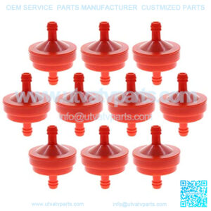Lawn Mower 1/4" Inline Gas Fuel Filter Replacement for 298090 298090S Toro 42-5240 56-6360 AM107314 LG298090 LG298090S PT4265 Pack of 10