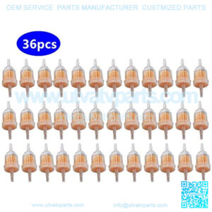 36 Pack 1/4"X 5/16" Universal Gas Inline Fuel Filters Replacement for John Deere, Replacement for 25 050 22-S, Replacement for Briggs & Stratton, Replacement for Kawasaki