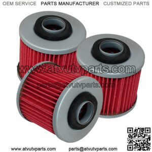 for Yamaha Raptor 700R YFM700R 2006 2007 2008 2009 2010-2020 Oil Filter 3-Pack