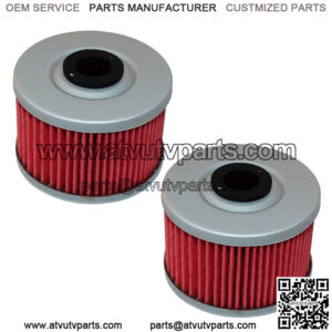 2 Pack Oil Filter for Honda TRX250X TRX-250X TRX 250X Fourtrax 1987 1988 91 1992