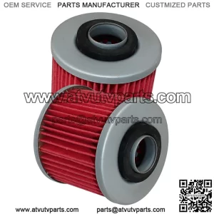 2-Pack Oil Filter for Yamaha 4X7-13440-01-00 4X7-13440-90-00