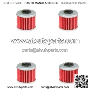 Honda TRX450R TRX450ER HiFlo Oil Filter HF116 TRX 450R 450ER - Pack of 4