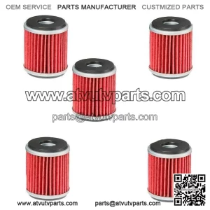 2004 2005 2006 Yamaha YFZ450 Oil Filter HF141 YFZ 450 - Pack of 5
