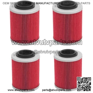 For CFMOTO CForce UForce ZForce 400 500 500S 600 800 1000 4Pack Oil Filter
