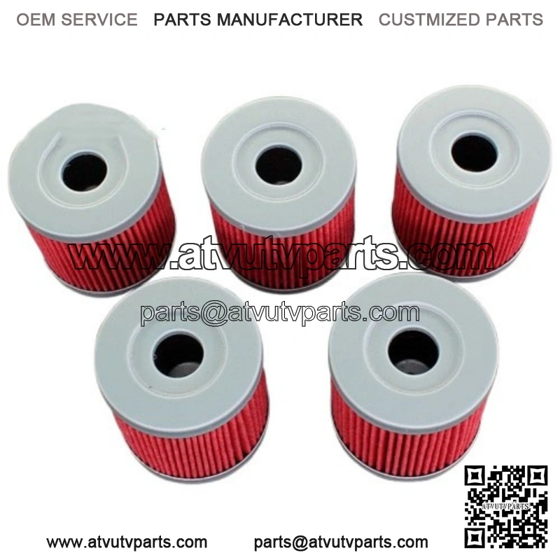 5x Oil Filter For Suzuki LTZ400 LT-Z400 Quadsport 2003 2004 2005 2006 2007-2009 - Image 2