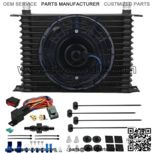 15 ROW ENGINE TRANS-MISSION OIL COOLER FAN HOSE LINE THERMO-STAT TEMP SWITCH KIT