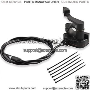 7/8'' 22mm Thumb Throttle Cable Accelerator Control Assembly Compatible with 50cc 70cc 90cc 110cc 125cc 250cc TaoTao ATV Quad Go Kart Pit Bike