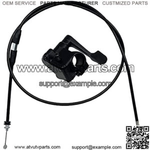 7/8'' 22mm Thumb Throttle Cable Accelerator Control Assembly for Chinese 50cc 70cc 90cc 110cc 125cc 250cc Kazuma TaoTao ATV Quad Go Kart