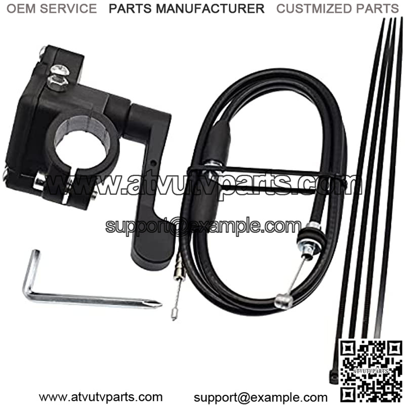 7/8inch 22mm plastic Thumb Throttle Cable Accelerator Handle Assembly for Chinese 50cc 70cc 90cc 110cc 125cc 250cc ATV Quad Go Kart