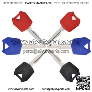 6 Motorcycle Parts Blank Key Uncut Blade For Kawasaki NINJA ZX-6R ZX-10R ZX-12R (For: More than one vehicle)