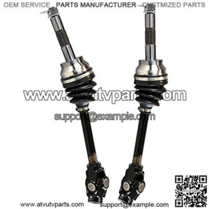 8008PR Pair of 2 Front Driver and Passenger Side ATV CV Axle Drive Shaft Assembly Replacement for 1997-2006 2007 2008 2009 Polaris Scrambler 500 4x4 2000-2008 Sportsman 500 6x6