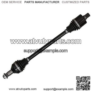 Rear Axle for 2010-2014 Polaris Ranger XP 800 / Crew | 1 Rear Axle | Precision Components, Top Notch Grease, Heavy Duty Rubber Boots | Cost Effective Axle to Meet & Exceed Your OEM Axle!