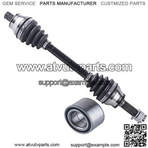 Axle front left/right cv axle & wheel bearing compatilble with Polaris Sportsman 300 2008 2009 2010