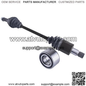 Axle rear left/right cv axle & wheel bearing kit compatible with Polaris RZR S/RZR 4 800 2009 2010 2011 2012 2013 2014