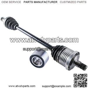 Axle left or right rear cv axle & wheel bearing compatible with Can Am Maverick XXC/XC 1000 2014 2015