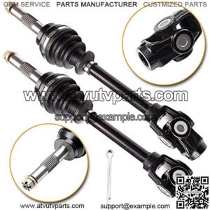 ATV CV Axle Shaft replacement for 1995-2003 Axle Shaft Assemblies Driving Shaft CV Boot joints Front Left Right