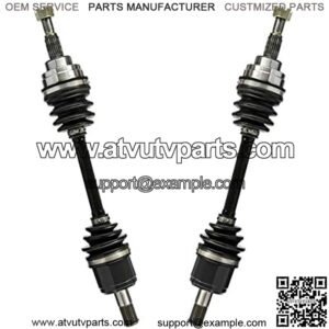 ASH9122PR Pair of 2 Front Driver and Passenger Side ATV CV Axle Drive Shaft Assembly Replacement for 2009-2011 2012 2013 2014 Honda TRX420FA TRX420FPA Rancher AT 4x4 w/Power Steering