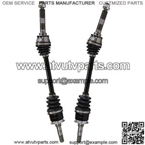 Pair of 2 Front Driver and Passenger Side ATV CV Axle Drive Shaft Assembly Replacement for 2001-2008 Kawasaki KAF620 Mule 3010 4x4 2009-2016 2017 KAF620 Mule 4010 Trans 4x4