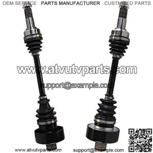 Pair of 2 Rear Driver and Passenger Side ATV CV Axle Drive Shaft Assembly Replacement for 2003 2004 2005 2006 2007 2008 Yamaha YFM660F Grizzly 4x4