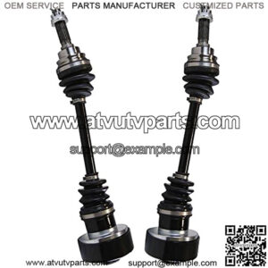 Pair of 2 Rear Driver and Passenger Side ATV CV Axle Drive Shaft Assembly Replacement for 2008 2009 2011 2012 2013 2014 Suzuki LT-A750X KingQuad AXi 4x4