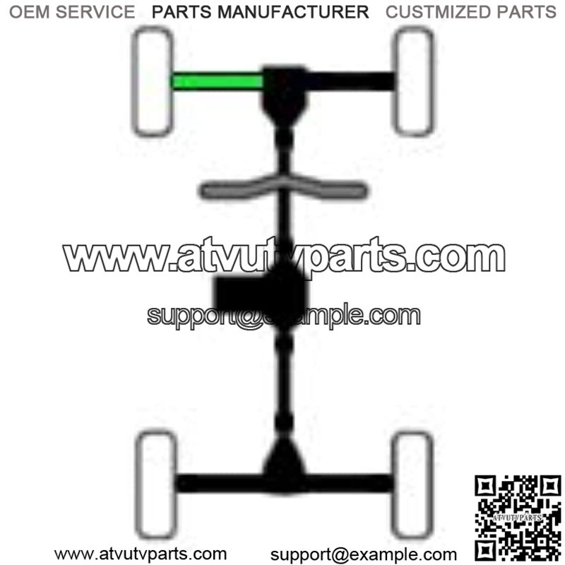 Front Left CV Axle Shaft for Honda Big Red 700 2009-2013 4x4 MUV700 UTV - Image 4