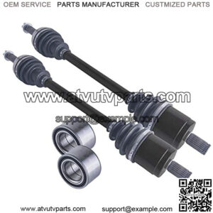 front cv axles & wheel bearings set compatible with Polaris Ranger 500/700 2008 2009 & 2017 2018 2019 2020