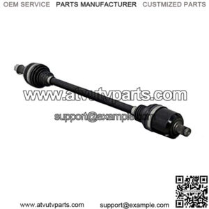 Heavy Duty Brand Front Axle for 2016+ Honda Pioneer 1000/1000-5 | 1 Front Axle | Made of 4340 Chromoly Steel | Synthetic Grease to Keep CV's Cool | Maximized CV and Shaft Size