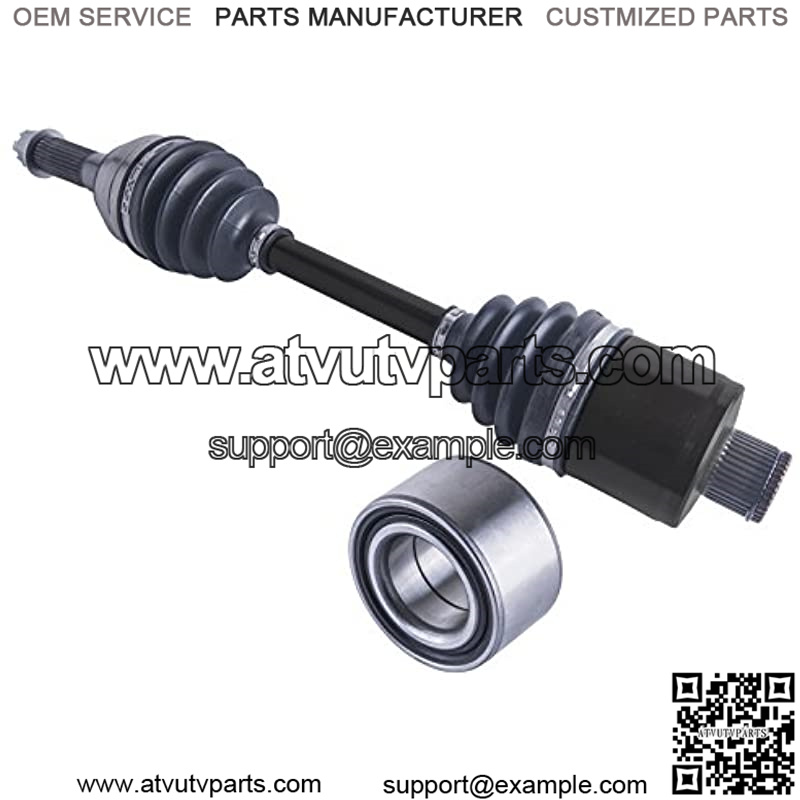 rear left/right cv axle & wheel bearing compatible with Polaris Sportsman 450/500/500 HO/570/700/800/800 HO 2006 2007 2008 2009 2010 2011 2012 2013 2014 2015