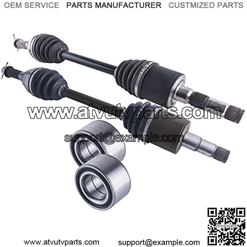 rear cv axles & wheel bearing set compatible with Polaris Ranger 500/700 XP/700 LE 2005 2006 07