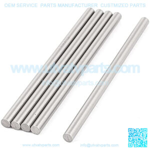 A15113000ux1262 5 Pcs 5mm x 100mm DIY RC Car Model Straight Metal Round Shaft Rod Bars (Pack of 5)