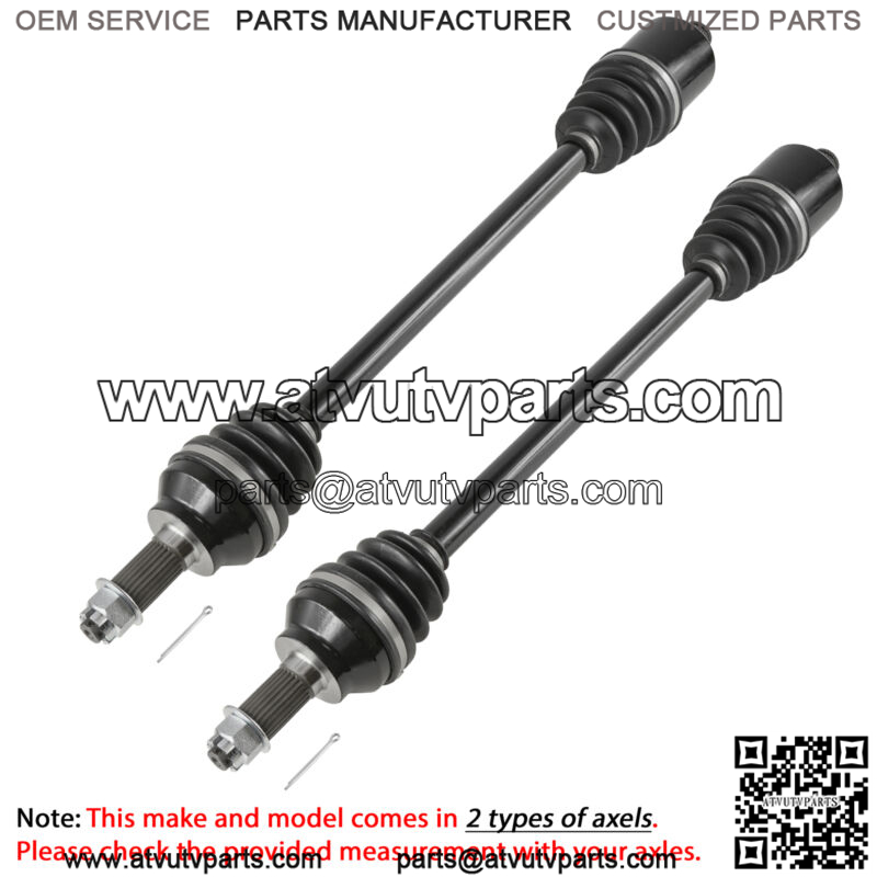 Front Left and Right CV Joint Axle Shaft for Polaris RZR XP 4 1000 2017 - 2020