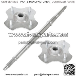 Rear Axle Shaft And Wheel Hub for Honda TRX300FW Fourtrax 300 4X4 1992-2000