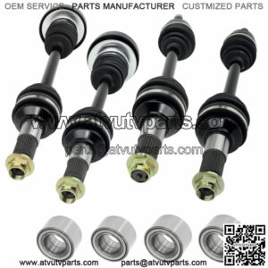 Front Rear Left Right CV Joint Axle for Yamaha Grizzly 660 YFM660F 4X4 2003-08