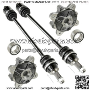 Front Left and Right CV Joint Axle Bearing Hub for Polaris RZR XP 900 2011-2013