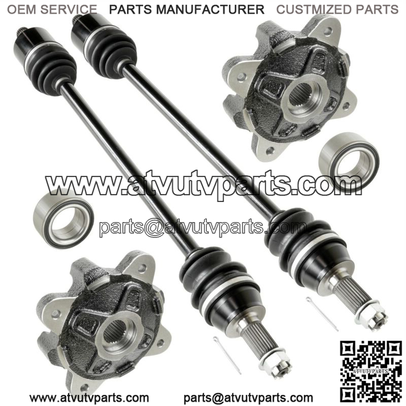 Front Left and Right CV Joint Axle Bearing Hub for Polaris RZR XP 900 2011-2013