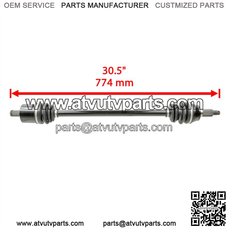 Front Left and Right CV Joint Axle Bearing Hub for Polaris RZR XP 900 2011-2013 - Image 2