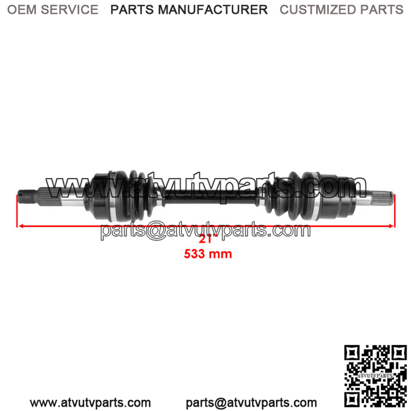 Front Left / Right CV Joint Axle for Honda TRX420FA5 FA6 Rancher 420 4X4 15-19 - Image 4