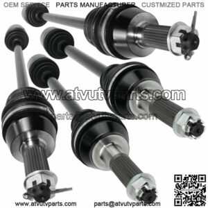 Front Rear Left Right Axles for Polaris Ranger 800 4X4 EFI 2010 2011 2013 2014