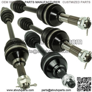 for Kawasaki Brute Force 750 KVF750 4X4i / EPS 2005-17 Front Rear CV Joint Axles