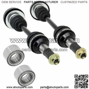 for Yamaha Grizzly 660 YFM660F 4X4 03-08 Rear Left Right CV Joint Axle w/Bearing