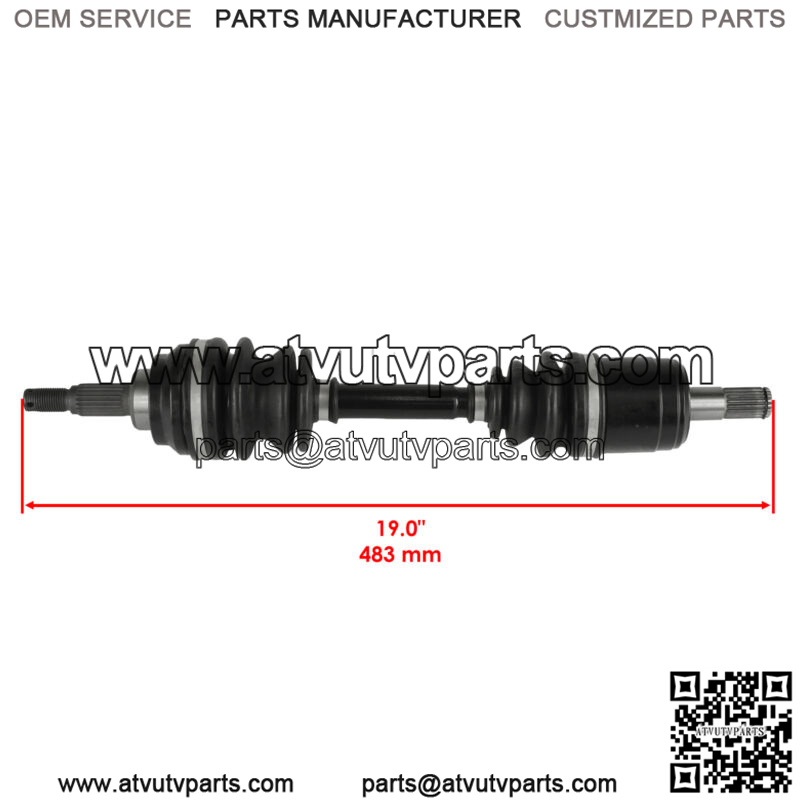 Front Left Complete CV Joint Axle for Honda 42350-Hn2-003 - Image 2